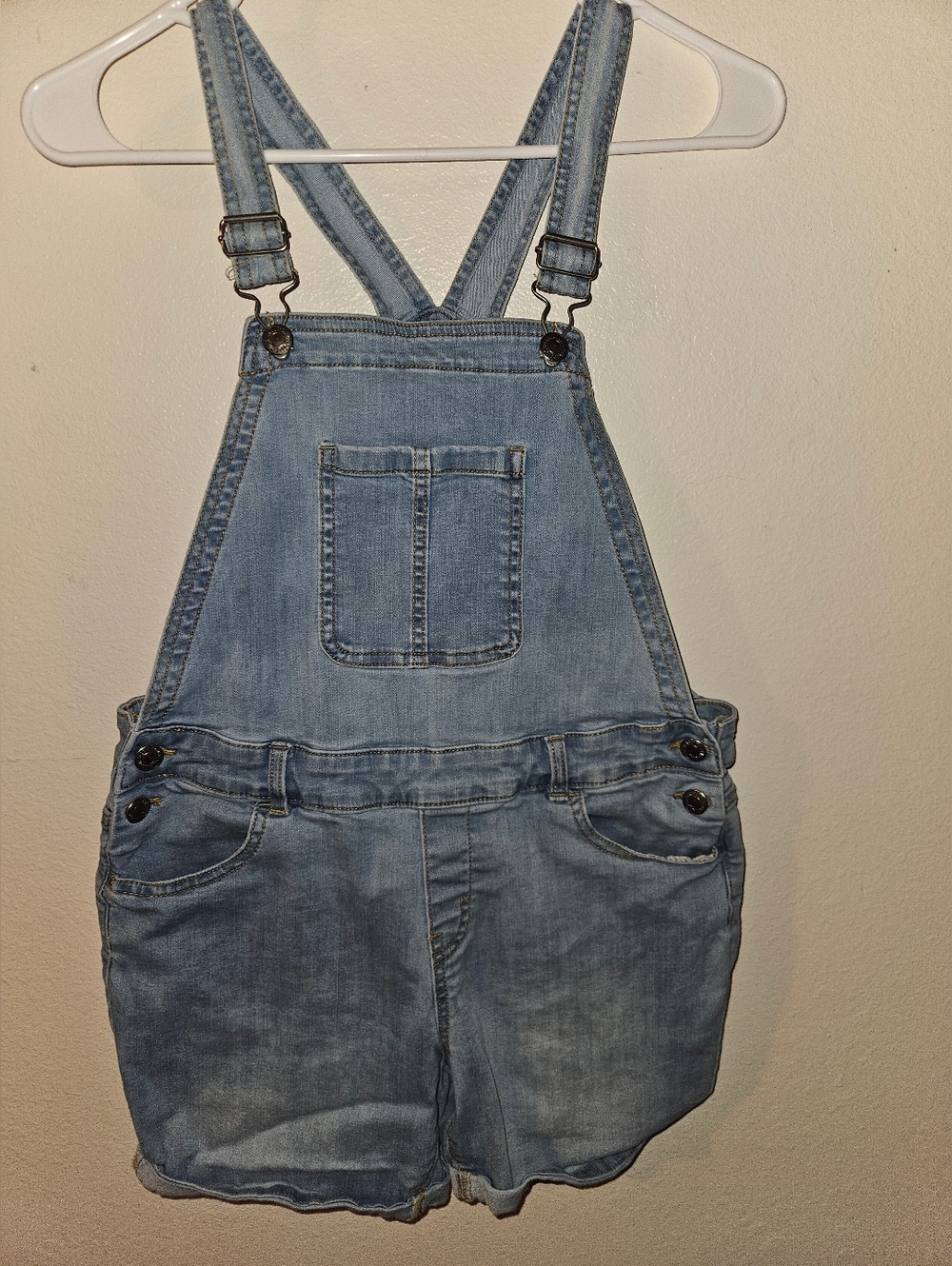 Thereabouts Girls Blue Shortalls Size 16